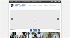 Desktop Screenshot of calvarychapelbiblecollege.com