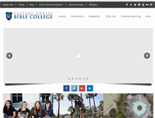 Tablet Screenshot of calvarychapelbiblecollege.com